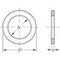 Dichtungsring DIN 7603 Form A, Kupfer massiv, Dichtring DIIN 7603 Form A, Kupfer massiv